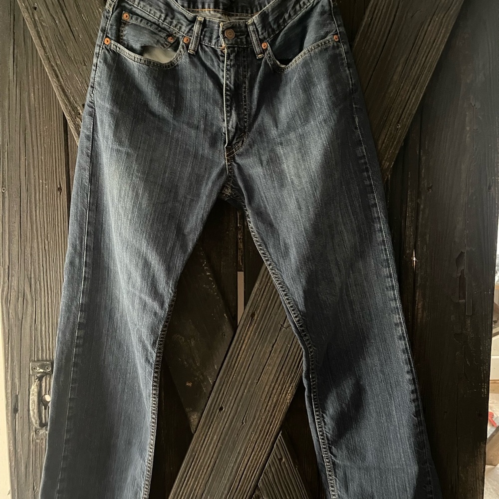 Levi's Blue Straight Jeans Classic Fit